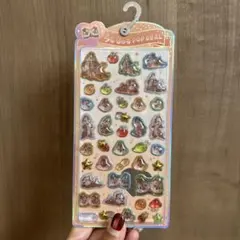 うるちゅるシール　ボンボンドロップシール　ディズニー　チップ&デール