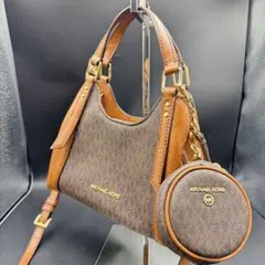 未使用級✨マイケルコース ショルダーバッグ 2way MK柄 レザー