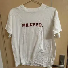 MILKFED. Tシャツ ロゴ 白T ミルクフェド