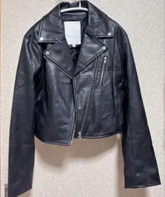 MERCURYDUO フェイクレザーコンパクトライダースジャケット