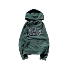 old gap green logo hoodie y2k