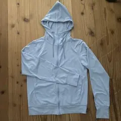UNIQLO AIRism UVカットメッシュパーカ ライトブルー Sのサムネイル