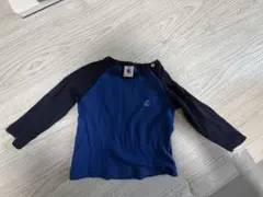 PETIT BATEAU プチバトー　長袖12M 74cm ネイビー