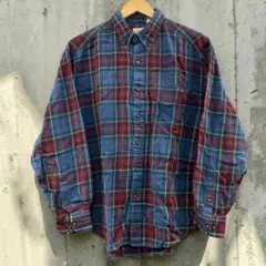 y2k GAP フランネル チェック シャツ ボックスシルエットのサムネイル