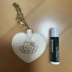 ハローキティ ハート型キーホルダー　QUESTINAストラップ サンリオ