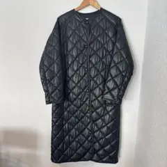 ZARA フェイクレザー　キルティングコート