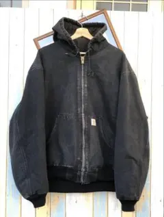 Carhartt アクティブジャケット キルティング フェードブラック