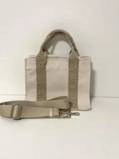 ZARA キャンバス地 ショルダーバッグ