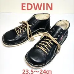 美品 EDWIN エドウィン ミッドカット スニーカー 23.5〜24.0cmのサムネイル