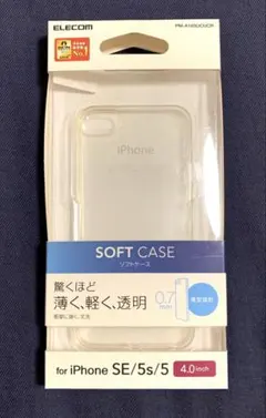 Iphone SE/5s/5 クリアソフトケースELECOM