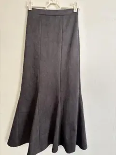 GRL スウェード生地　マーメイドスカート　ロングスカート　Sサイズ
