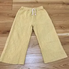 ZARA パンツ　イエロー　薄手　100cm