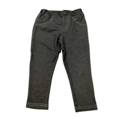 ダークデニム柄　ストレッチパンツ