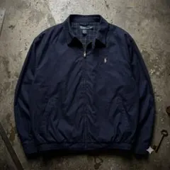 希少 90s-00s XXLサイズ ラルフローレン 茄子紺 スウィングトップのサムネイル