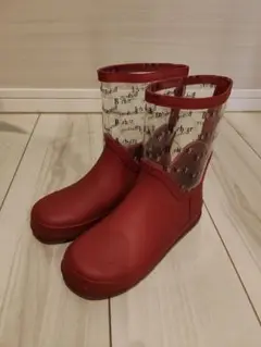 Burberry レインブーツ レッド クリアのサムネイル
