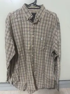 BURBERRY 長袖シャツ L ベージュ系チェック