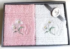 【新品】Christian Dior フェイスタオル2枚セット ピンク ホワイトのサムネイル
