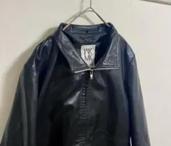 MICHEL KLEIN paris シングルライダースジャケット レザー