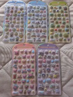 たまごっち COTTON PUFFY シール 5枚セット