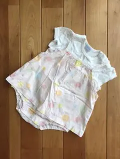 ミキハウス  ロンパース&チュニックセット