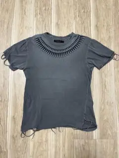 UNDERCOVERアンダーカバーSCAB期★GIZ柄ノースリーブカットソー黒M UNDERCOVERアンダーカバーSCAB期☆GIZ柄ノースリーブカットソー