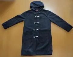 Detroit Sports ダークグレー ダッフルコート フード付き