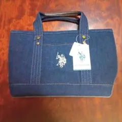 US POLO ASSN デニムトートバッグ