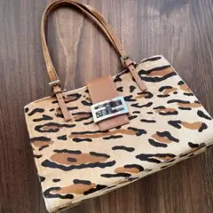 フェンディ　ハラコ　ハンドバック