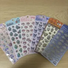 匿名配送⭐️キャンドゥサンリオ ぷくっとシール　6種セット　ボンボンドロップシール