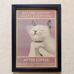 140:Coffee de nyaaan いつもの風景の一部に　パロディ　猫