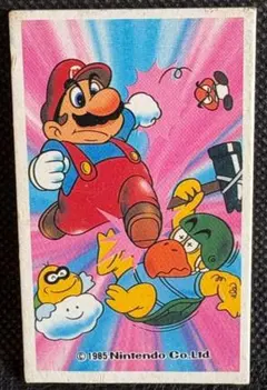 新品未使用品1985年製 アマダ スーパーマリオブラザーズトランプ