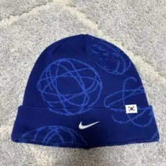Nike ニット帽 ネイビー 韓国国旗