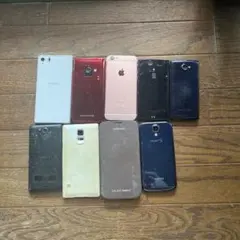 【ジャンク】スマートフォン 9台まとめ売り iPhone Xperia 等