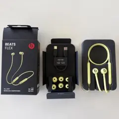 ＠さま専用　beats flex ユズイエロー　Bluetoothイヤホンのサムネイル