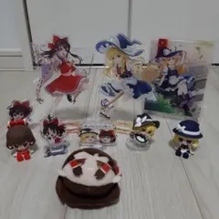 霧雨魔理沙・博麗霊夢 アクリルスタンド ぬいぐるみセット