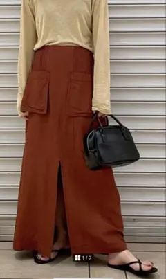 RBS / Ray BEAMS ピンタックロングスカートのサムネイル