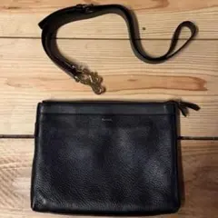 Paul Smith ブラックショルダーバッグ　クラッチバッグ