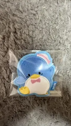 ぬいピン ぷっくりかわいいアップリケバッジ タキシードサム