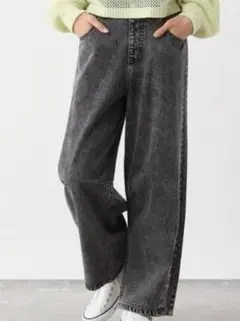 グローバルワーク　ブラックデニム １３０cm