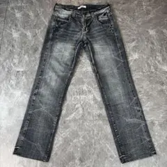 00s【archive】グランジデニムパンツ/Y2K/ギャル男/お兄系/