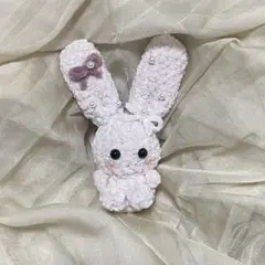 プリンセスモール あみぐるみ ハンドメイド うさぎ キーホルダー 現品