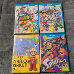 ジャンク　Wii Uソフト4本セット