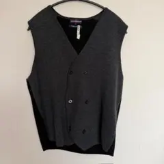 TAKAQ ベスト グレー メンズ ジレ　タカキュー　アレキサンダージュリアン