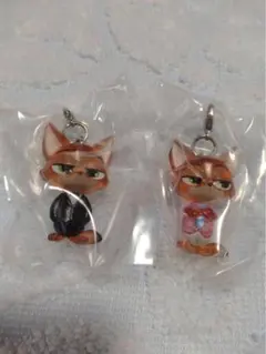 ズートピア２めじるしアクセサリー　ニック・ワイルドAＢ　２点セット