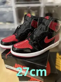 NIKE AIR JORDAN1 RETRO HIGH OG パテントブレッド