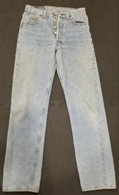 90s USA製 Levi's 501 アイスブルー W30(実寸W28)
