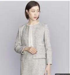 美品 BEAUTY&YOUTH UNITED ARROWS ノーカラージャケット