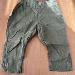 ミキハウス　ピクニック　オリーブグリーンパンツ　ズボン　90サイズ