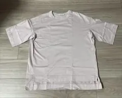 UNIQLO プラスJ スーピマコットンオーバーサイズTシャツ(五分袖)