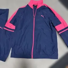 ☆PUMA ☆プーマ ジャージ上下セット ネイビー ピンク　サイズL